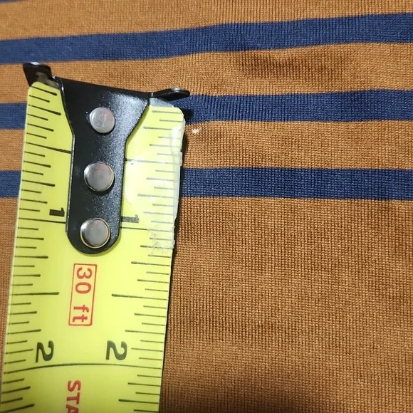 HUGO BOSS XL.Color Block Men's Shirt - Navy, Orange, and Brown - Picture 13 of 13